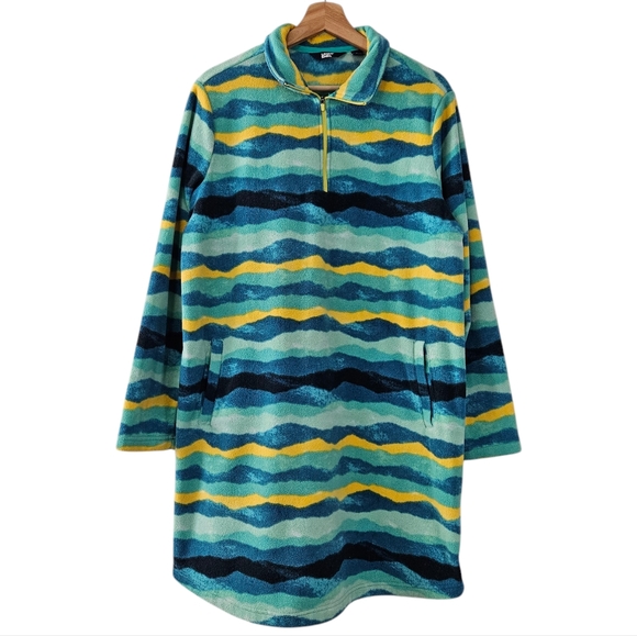 Lands' End Dresses & Skirts - Lands End Baltic Fleece Womens Dress